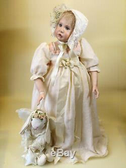 Ooak Porcelaine Charme Bébé Angelina Par Maître Doll Artiste Susan Krey