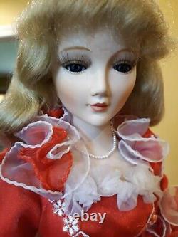 Ooak Porcelaine Doll Dorcey Créations Artiste Signé 24 Vintage Rare Beautiful