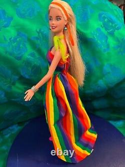 Ooak Pride Barbie Doll Lgbtq? Custom Handmade Collector Art Unique Rainbow