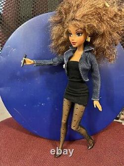Ooak Tina Turner Doll Custom Poupée D'art Collector Handmade Barbie Myscene 80s