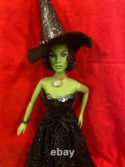 Ooak Wicked Sorcière Barbie Elphaba Glam Custom Doll Collector Fanart Fait Main