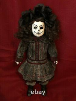 Ooak X Grandes Piqûres D'un Oeil Fille Creepy Horror Doll Art Christie Creepydolls