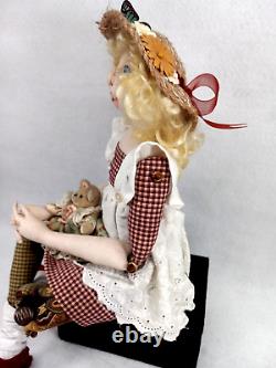 Original Ooak Art Doll Daisy Réalisé À La Main/créé 21 Embouts, 2022 Man-003
