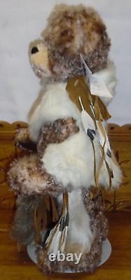 Ours Free Spirit de Pat Lyons Indian Jointed Teddy Bear Painted Pony - OOAK