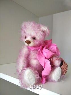 Ours en peluche Flamant rose Teddy OOAK par Voitenko Ukraine