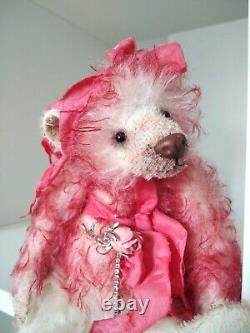 Ours en peluche Rose Teddy OOAK par Voitenko Ukraine