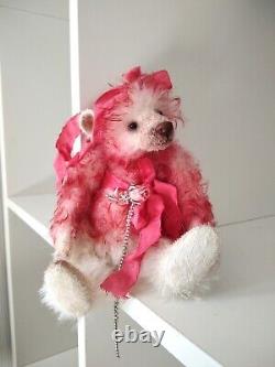 Ours en peluche Rose Teddy OOAK par Voitenko Ukraine