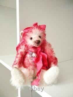 Ours en peluche Rose Teddy OOAK par Voitenko Ukraine