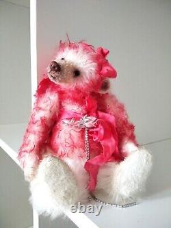 Ours en peluche Rose Teddy OOAK par Voitenko Ukraine