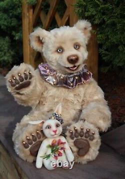 Ours en peluche réaliste, ours de collection, jouet fait main, jouet d'art, ours en peluche, ooak