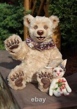 Ours en peluche réaliste, ours de collection, jouet fait main, jouet d'art, ours en peluche, ooak