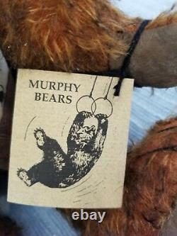 Pat Murphy Artist 14 Mohair Bear Libbie Le # 7/7, Halloween Tenue, Nouveauté Avec Tags