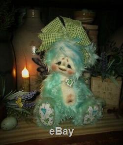 Patti Ratties 10 Oursons Coeur Cub Ooak Cadeau Lapin Doll Artiste Sikes