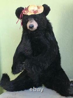 Pawtrait Bears Ooak Realistic Black Bear Par Brigitte Smith