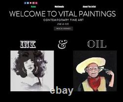 Peinture originale Pablo Picasso 1959 signée, estampillée et montée OOAK