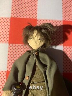 Petits cauchemars II Mono Doll 5 Poupée d'art posable OOAK par KiwizDollz