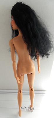 Poupée Barbie customisée à la main OOAK, habillée et repeinte, corps en mohair, par l'artiste Donna Anne