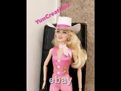 Poupée Barbie de l'Ouest OOAK faite à la main, personnalisée, collectionneur unique, fanart du film Margot