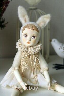 Poupée D'artiste Ooak Rabbit Dolly