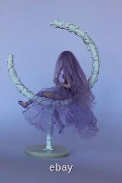 Poupée OOAK Dream, sculpture en pâte polymère, par Diana Genova