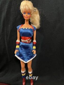 Poupée Rainbow Brite OOAK Barbie personnalisée, fabriquée à la main, œuvre de collection unique et faite à la main