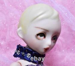 Poupée d'art en biscuit OOAK de l'artiste BJD avec perruque Lolita Baby Mignonette Qeromalion Japon 18cm