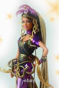 Poupée d'art unique Medusa exotique pour collectionneur de Barbie