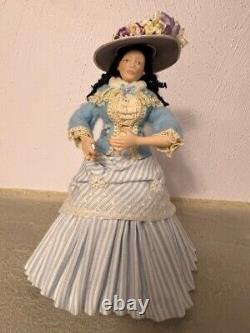 Poupée d'artiste en miniature, poupée artisanale, Anabela d'Espagne, pièce unique, 1:12