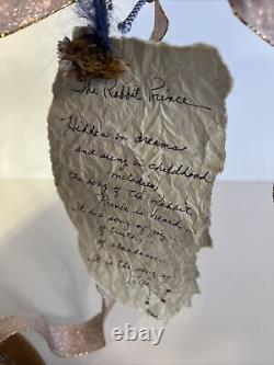 Poupée de collection de la Fête des Mères par Marilyn Radzat Le Prince Lapin OOAK Antique