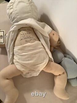 Poupée de collection unique Jan Shackelford 21. Poupée de bébé souvenir faite à la main par un artiste en 1993