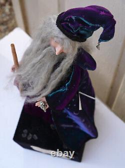 Poupée de magie sorcière OOAK Poupée Mephisto Artisan Guild Fait à la main Signée par l'artiste