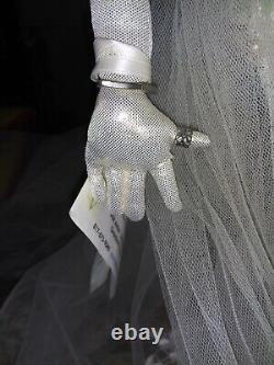 Poupée de mariée en tissu Unique OOAK personnalisée faite à la main Mary Alice fabriquée au Texas 21