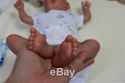 Rare Réincarné Baby Boy Shylah Tuzio Ross 18 Par L'artiste Marie Pvhg Avec Coa