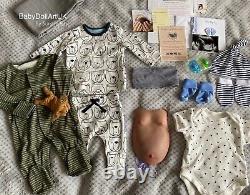 Reborn Baby Boy Doll Alfie 20 5lb (aka Aofie) Par Uk Artist Sara Jeffery