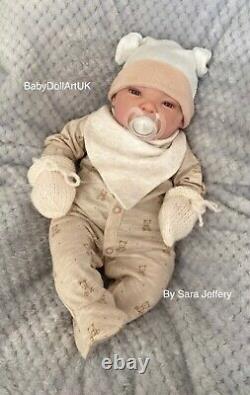 Reborn Baby Boy Doll Theodore, 18 Nouveau-nés Par Uk Artist Babydollartuk Sara