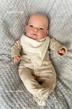 Reborn Baby Boy Doll Theodore, 18 Nouveau-nés Par Uk Artist Babydollartuk Sara