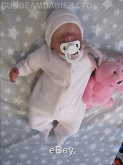 Reborn Baby Doll Preemie 16 Précoce Megan Par L'artiste De Dan 6ans Sunbeambies