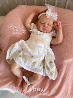 Reborn Baby Girl Doll Bonita Coa Phil Donnelly De L'artiste Britannique Sara Jeffery Newborn