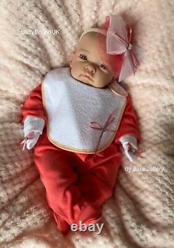Reborn Baby Girl Doll Chloe, Bébé Nouveau-né Par Uk Artist Babydollartuk