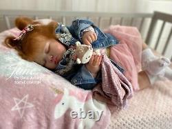 Reborn Baby Girl Doll Toddler Juin (coa Large 7 Mois 11lb 26) Par Artiste Britannique