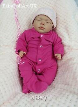 Réincarné Baby Girl Doll, 18 Sommeil De Bébé Fille Sweet Pea Par Uk Artiste Handmade