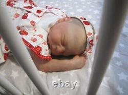 Réincarné Baby Girl Leah Maintenant Lily Floppy Lifelike Poupée / Artiste Dan / Sunbeambabies