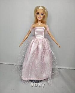 Robe De Costume Rose Date Bal De Printemps Danse Barbie Ken Doll Set Ooak Personnalisé Fait À La Main