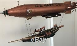 Steampunk Airship, 38 Pouces De Long, L'un D'une Sorte, Main