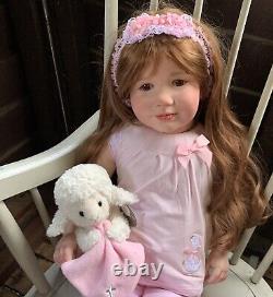 Sweet Reborn Bébé Girl Doll Emma A Été Juin 3yrs Bébé Généreux Completé Enfant
