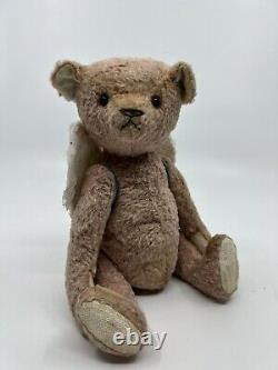 Teddy By Stepanova Artiste Ange Ours Joints Dentelle Vintage Fait Main Paws Ooak