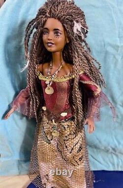 Tia Dalma Calypso Ooak Barbie Poupée Sorcière Unique Pirates Fait Main Des Caraïbes