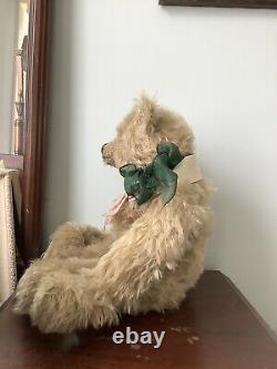 Vintage Charming Teddy Bear Handmade Par Ooak Artiste Pat Murphy 16 Mohair