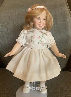 Vintage Rare Dewees Cochran Caroline Kennedy Doll Signé Artiste 11 1/2