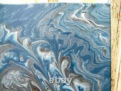 Water Swirl Abstract Peinture D'origine Fluid Art Modern Artwork Wall Art 20x16